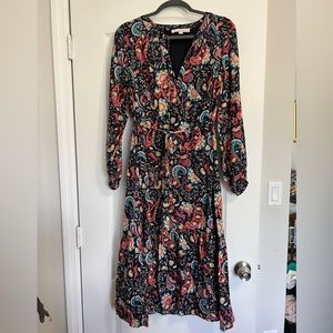 LOFT Midi/maxi Paisley Printed Dress in Small